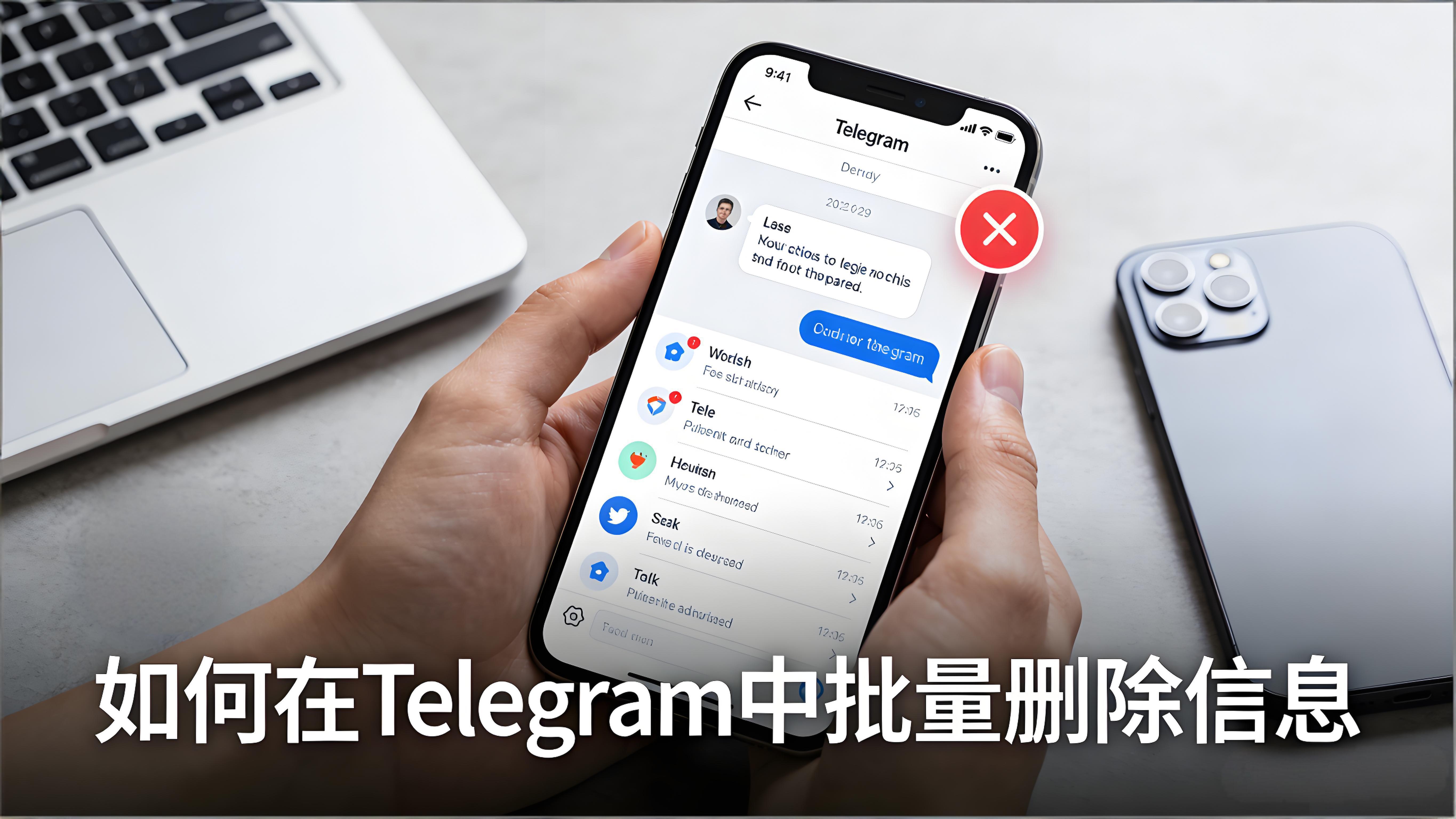 Telegram批量删除信息如何操作？