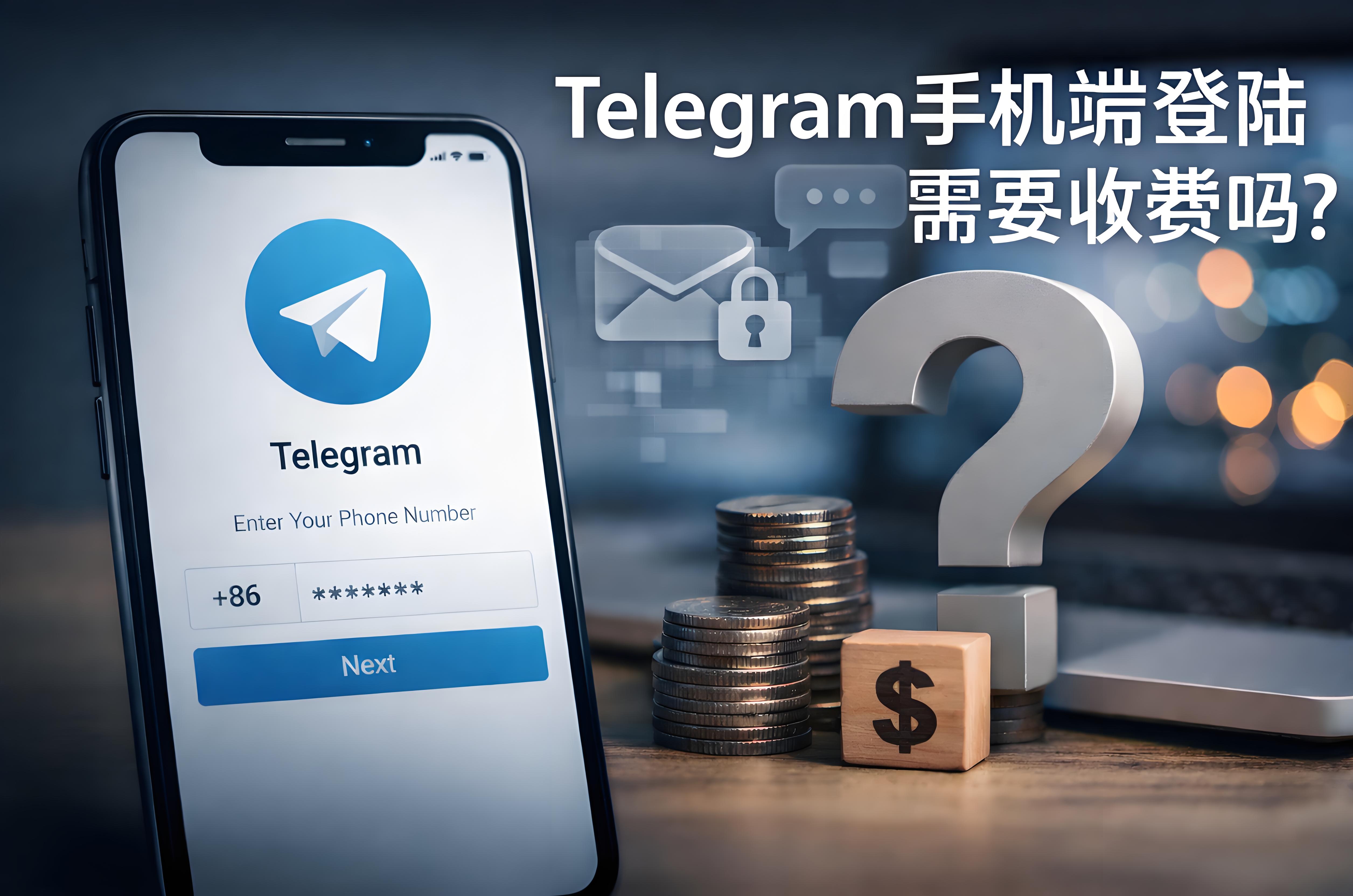 Telegram手机端登录到底要收钱吗？